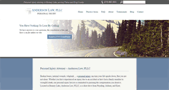 Desktop Screenshot of jdandersonlaw.com